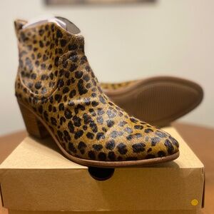 Animal Print ankle boot